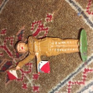 Vintage Flag Bearer Soldier